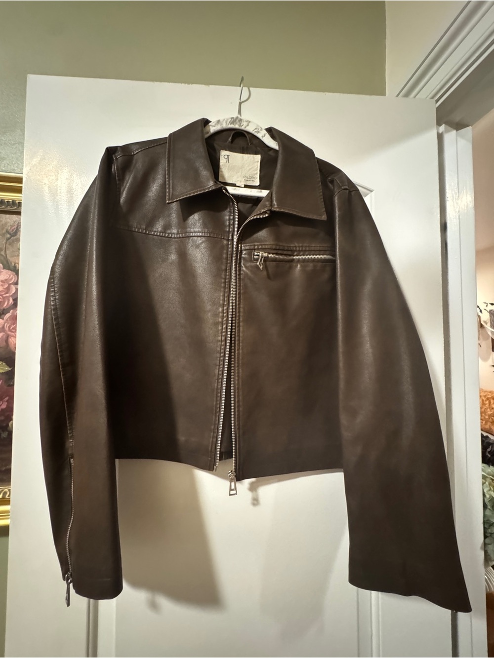 Pilcro faux leather jacket